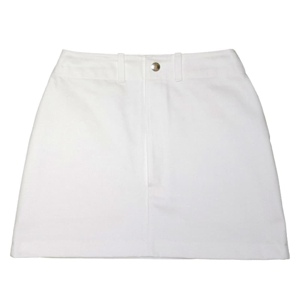 White Denim Skirt71-97