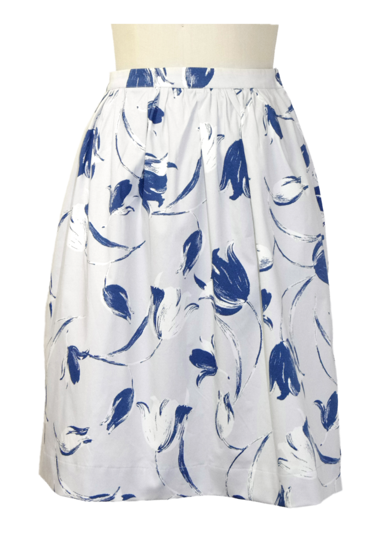 Skirt With Blue Tulip2