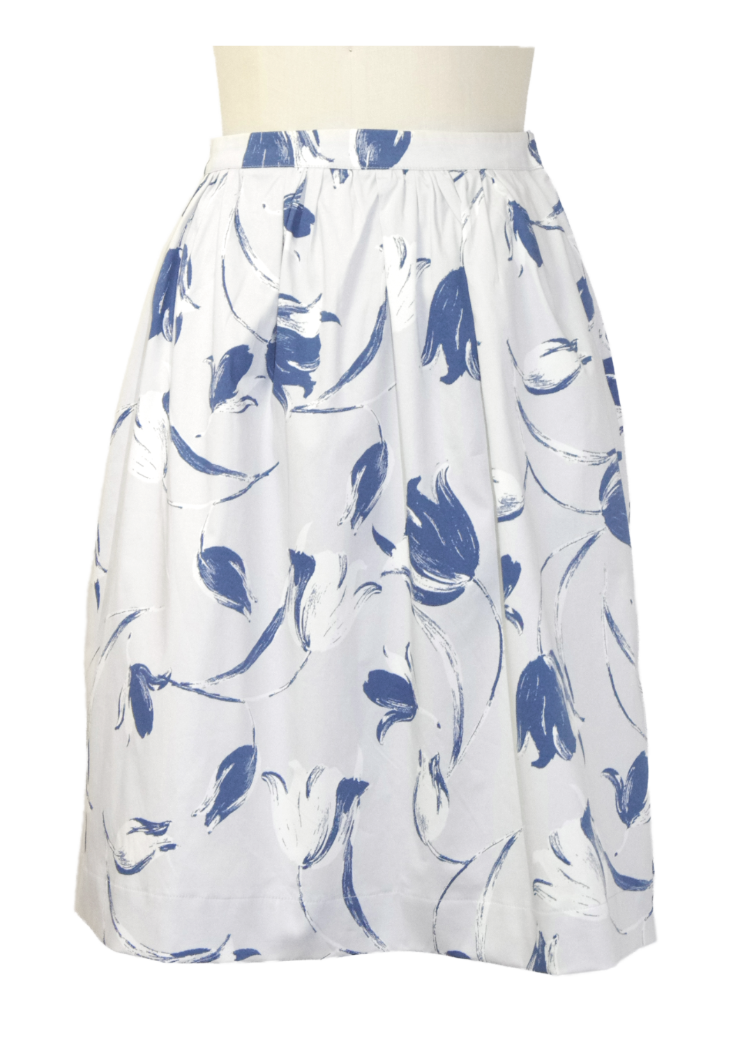 Skirt With Blue Tulip2