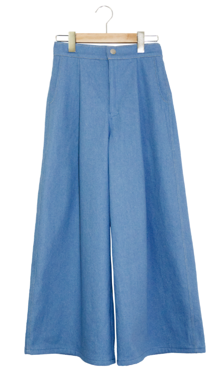 Summer Denim Wide Pants2